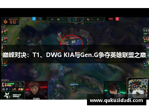 巅峰对决：T1、DWG KIA与Gen.G争夺英雄联盟之巅